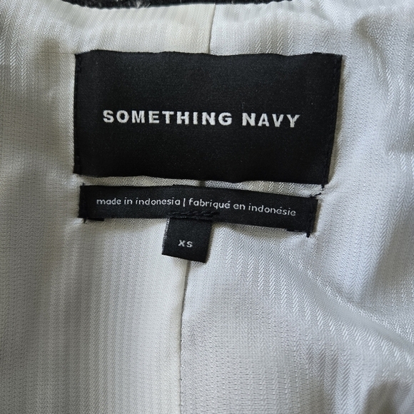 Something Navy Womens Bouclé Tweed Blazer size XS - Picture 8 of 10